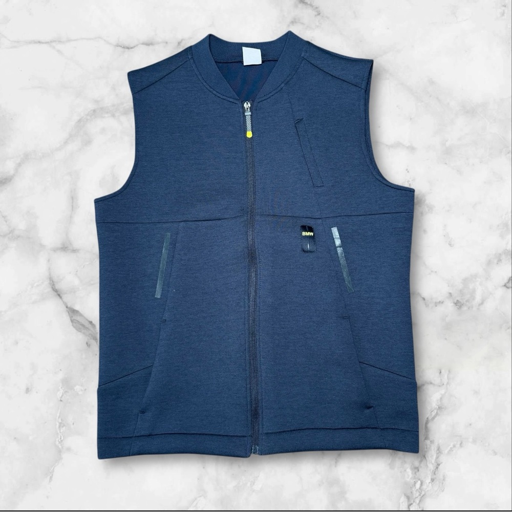 BMW Collection Active Gilet Men’s Vest Size Large Blue‎